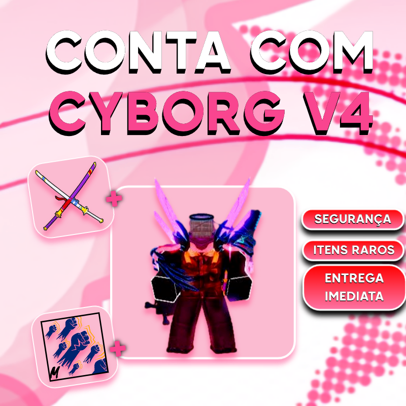 GodHuman + Level máximo ⭐+ CYBORG V4 FULL + CDK ⚔️