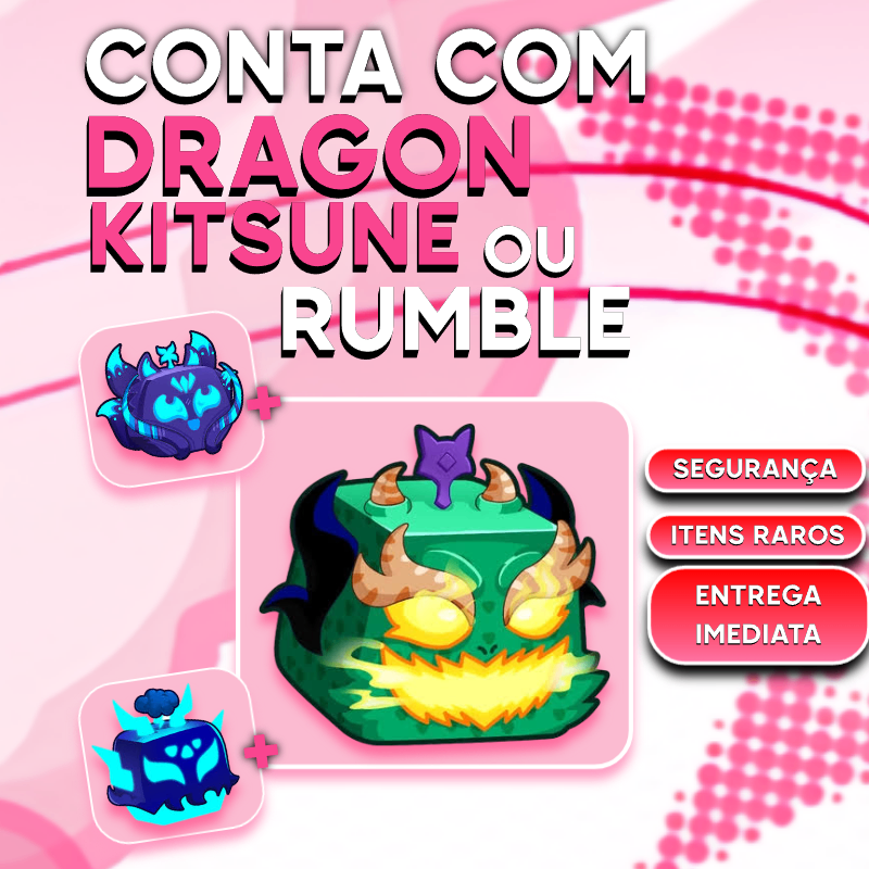 「🍀」 KITSUNE, DRAGON OU RUMBLE!!! 😍🎁🎲