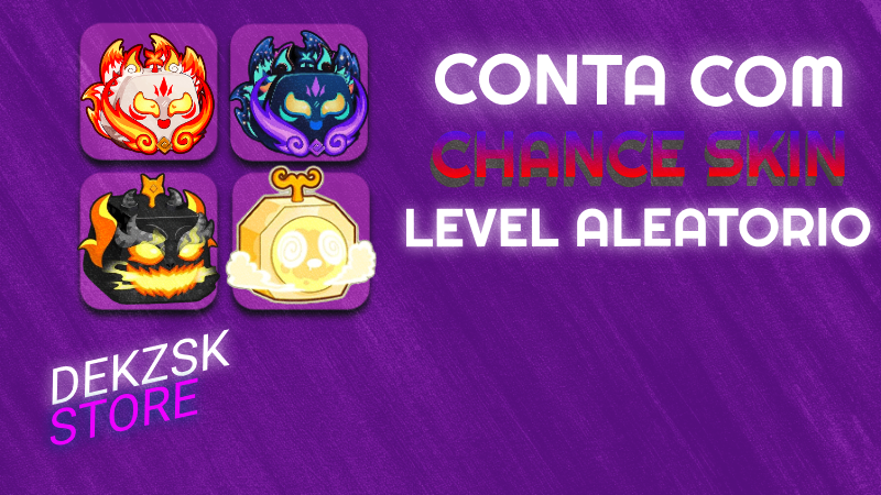 「🎁」 Chance de Skins LENDARIA + Level Aleatório😘🎉